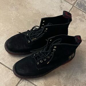 Dr. Martens Black Lace-Up Boots-Size 12